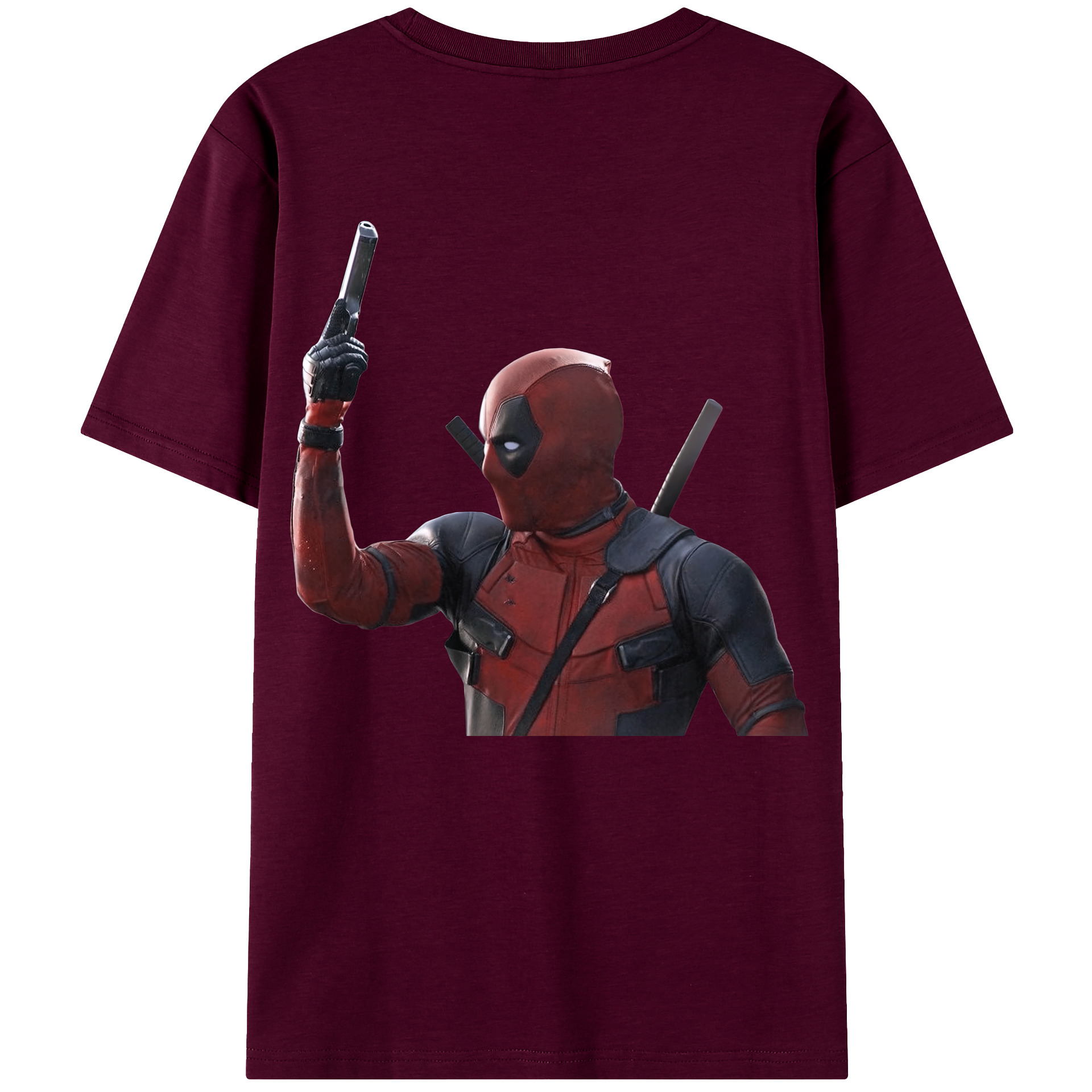 （画像用） Deadpool デッドプール レディース半袖Tシャツ(バックプリント)